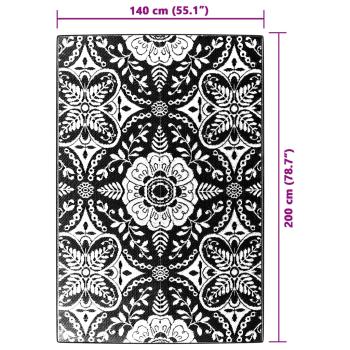 Outdoor-Teppich ARAKIL Rosa 140x200 cm PP
