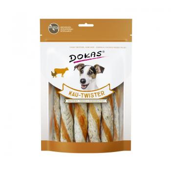 ARDEBO.de Dokas Dog Kau Twister Rinderhaut, Pansen & Hühnerbrust 200 g