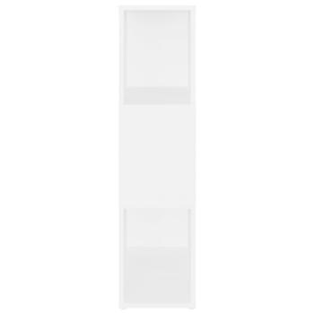 Bücherregal Raumteiler Weiß 60x24x94 cm Holzwerkstoff