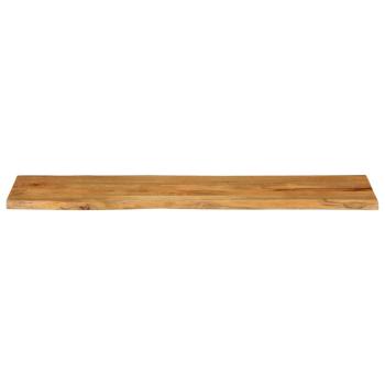 Tischplatte mit Baumkante 160x40x2,5 cm Massivholz Mango
