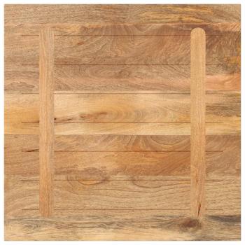 ARDEBO.de - Tischplatte 70x70x2,5 cm Quadratisch Massivholz Mango