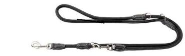 Hunter verstellbare Führleine Hunting Round & Soft braun 6mm/200cm 