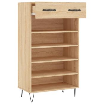 Schuhschrank Sonoma-Eiche 60x35x105 cm Holzwerkstoff