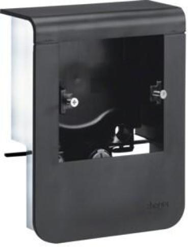 ARDEBO.de Hager SL200809019011 Geräteträger für UP-Geräte, 20x80 mm, graphitschwarz