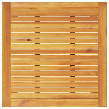 3-teiliges Garten-Esszimmer-Set aus massivem Akazienholz