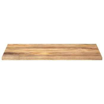 ARDEBO.de - Tischplatte 120x50x2,5 cm Rechteckig Massivholz Mango