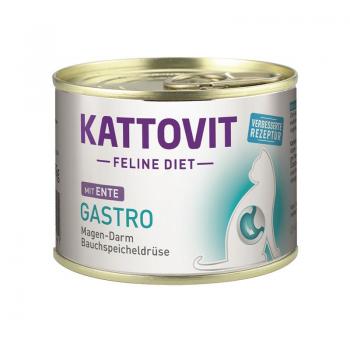 ARDEBO.de Kattovit Dose Feline Diet Gastro Ente 185g