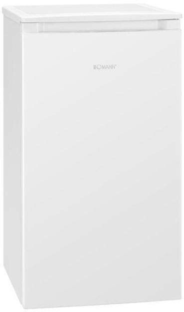 Bomann KS 7254 Stand Kühlschrank, 45 cm breit, 91 L, LED Innenraumbeleuchtung, stufenlose Temperaturregelung, weiß