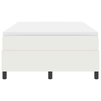 Boxspringbett mit Matratze Creme Kleines Doppelbett Kordstoff