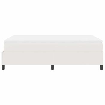 Boxspringbett mit Matratze Creme Kleines Doppelbett Kordstoff