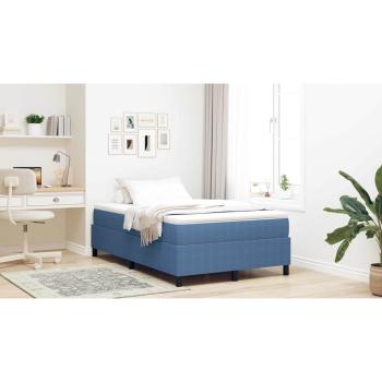 Boxspringbett mit Matratze Blau Klein Doppel Cordstoff