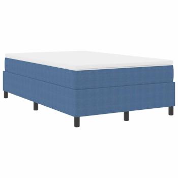Boxspringbett mit Matratze Blau Klein Doppel Cordstoff