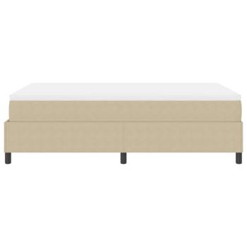 Boxspringbett mit Matratze Hellgrün Grau Kleines Doppel Cordstoff