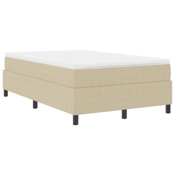 Boxspringbett mit Matratze Hellgrün Grau Kleines Doppel Cordstoff