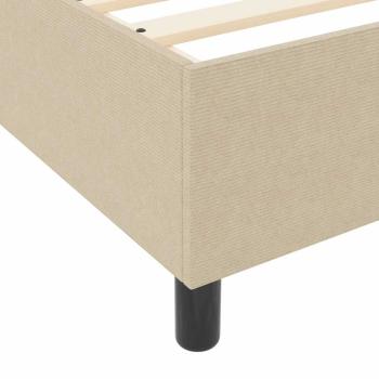Boxspringbett mit Matratze Hellgrün Grau Kleines Doppel Cordstoff