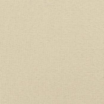 Boxspringbett mit Matratze & Bank Creme 80x200 cm Stoff