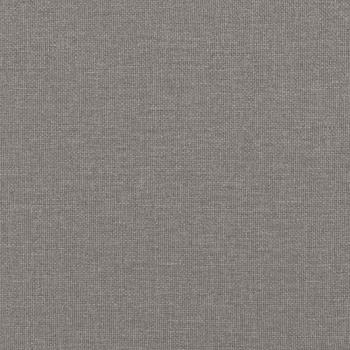 Boxspringbett mit Matratze & Bank Taupe 90x190 cm Stoff