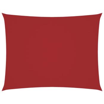 Sonnensegel Oxford-Gewebe Rechteckig 3,5x5 m Rot
