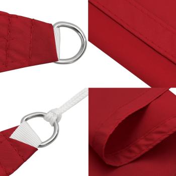 Sonnensegel Oxford-Gewebe Rechteckig 2x3,5 m Rot