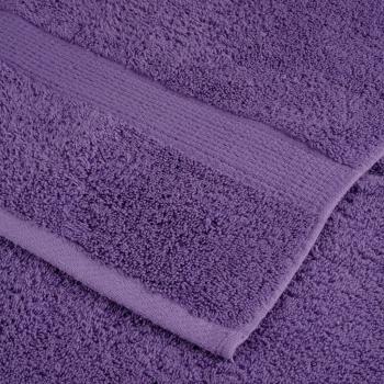8 tlg. Premium-Handtuch-Set SOLUND Lila 600 g/m²