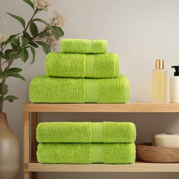 12 tlg. Premium-Handtuch-Set SOLUND Grün 600 g/m²