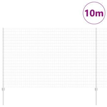 Gartenzaunset Set aus 2 Verzinkter Stahl 10 x 1,5 m Langlebig