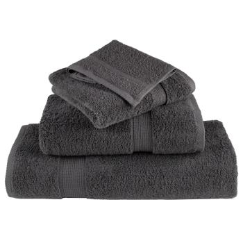 Premium-Duschtücher SOLUND 4 Stk. Anthrazit 70x140 cm 600 g/m²