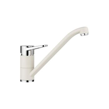 ARDEBO.de Blanco Wega II Einhebelmischer, SILGRANIT-Look, Hochdruck, zweifarbig, softweiß/chrom (526980)