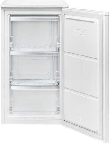 Bomann GS 7256 Stand Gefrierschrank, 45 cm breit, 60 L, 3 Gefrierklappfächer, weiß