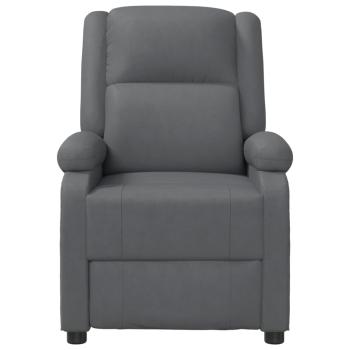 Relaxsessel Grau Kunstleder
