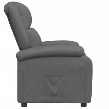Relaxsessel Grau Kunstleder