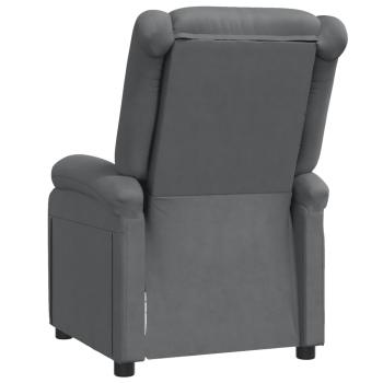 Relaxsessel Grau Kunstleder