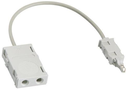 ARDEBO.de Rutenbeck (2903220) AsLe LSA Prüfschnur mit Prüfstecker, für Anschlussleisten LSA, 2-polig mit 2 Buchsen