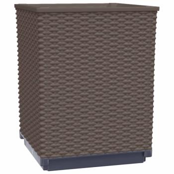 Pflanzkübel 4 Stk. Braun 30x30x37 cm Polypropylen