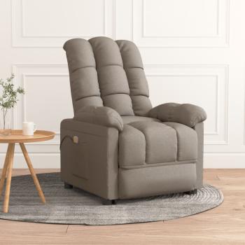 ARDEBO.de - Massagesessel Taupe Stoff