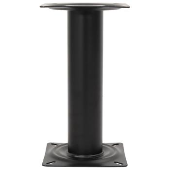 Stuhlfuß für Bootssitz Schwarz 33 cm Stahl