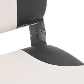 4-tlg. Bootssitz-Set Klappbar Niedrige Rückenlehne
