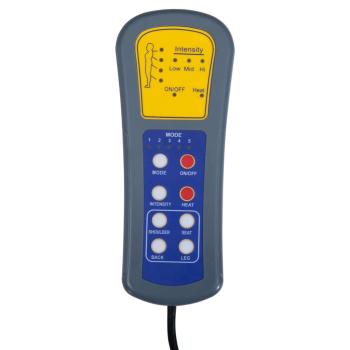 Massagesessel Elektrisch Braun Stoff