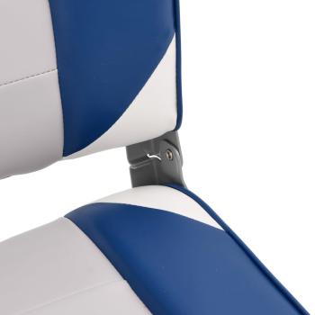 4-tlg. Bootssitz-Set Klappbar Hohe Rückenlehne