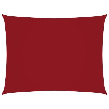 Sonnensegel Oxford-Gewebe Rechteckig 3x4 m Rot