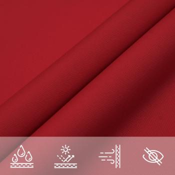 Sonnensegel Oxford-Gewebe Rechteckig 3x4 m Rot