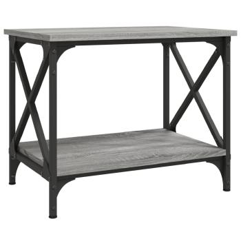 Beistelltisch Grau Sonoma 55x38x45 cm Holzwerkstoff