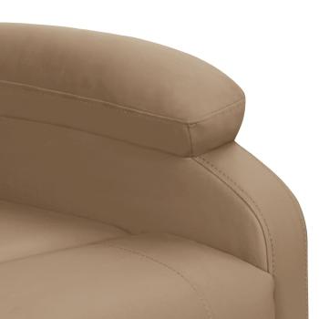 Aufstehsessel Cappuccino-Braun Kunstleder