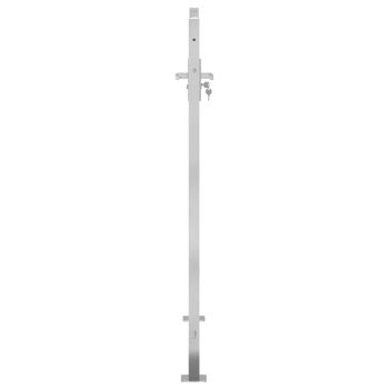Gartentor 100x125 cm Edelstahl