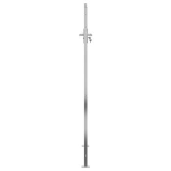 Gartentor 100x180 cm Edelstahl