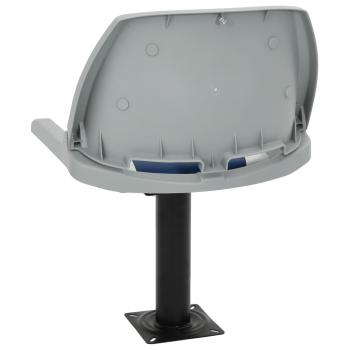 4-tlg. Bootssitz-Set Klappbar Blau und Weiß 48x51x41 cm