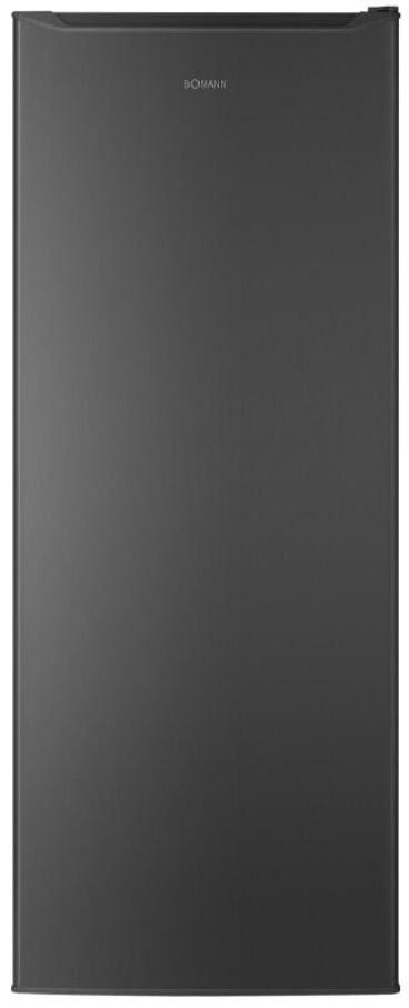 ARDEBO.de Bomann GS 7364 Stand Gefrierschrank, 54,5 cm breit, 168 L, 4 Gefrierschubladen, 1 Gefriertablett, dunkle Edelstahloptik (773641)