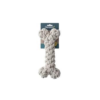 ARDEBO.de Quapas Dog Toy Rope Bone Natural XL 40 cm