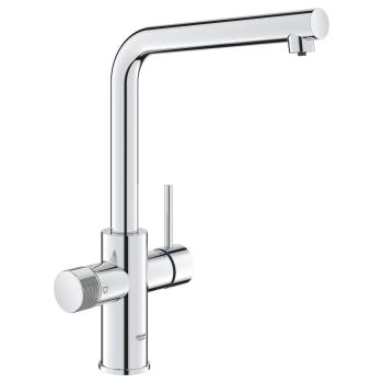ARDEBO.de GROHE Blue Pure Minta Einhand-Spültischbatterie, Einzelarmatur, L-Auslauf, chrom (30588000)