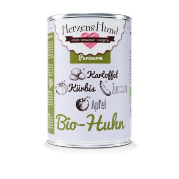 ARDEBO.de Herzenshund Bio-Huhn mit Bio-Bio-Kartoffel 400g